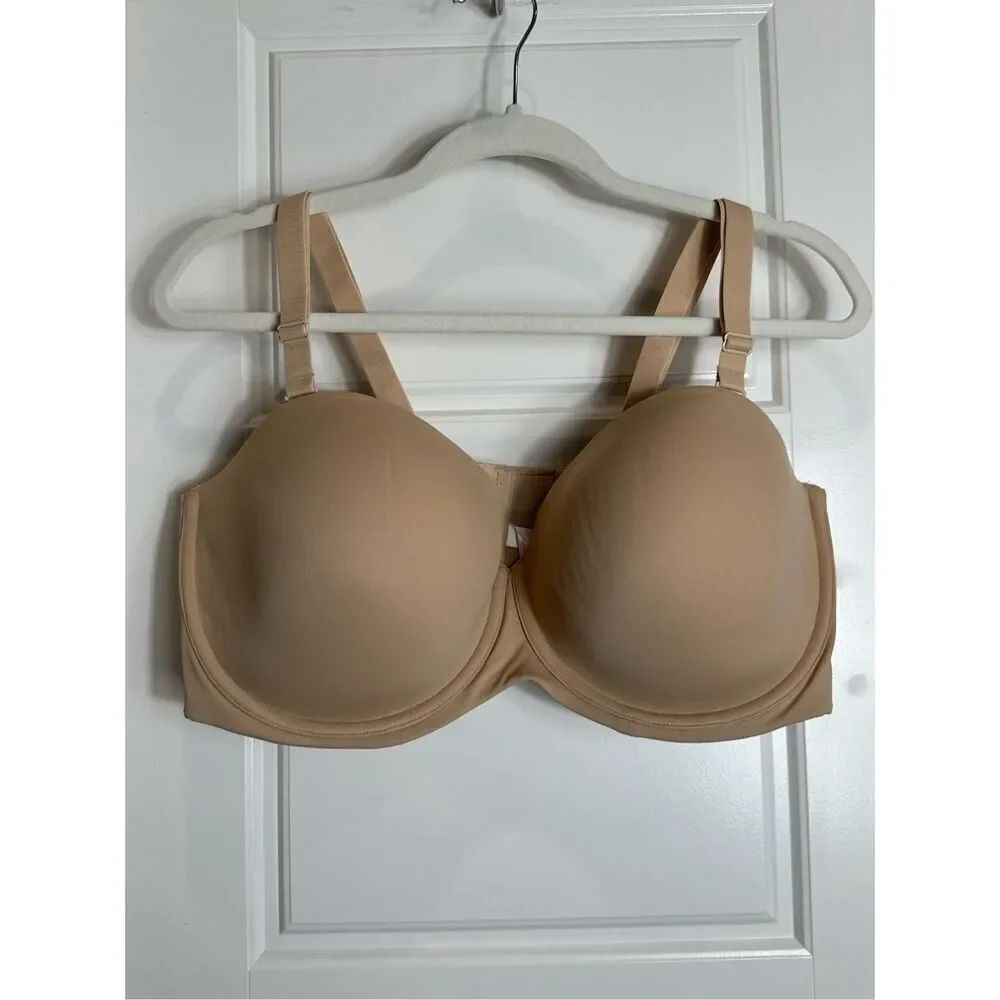Cacique NWOT bra size 42F nude multi way with underwire